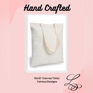 Handcrafted Canvas Tote Bag